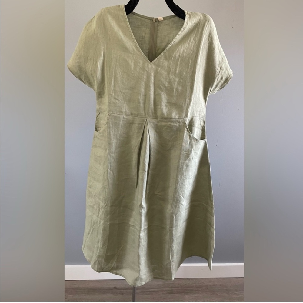 Grae Cove Linen dress sz M NWOT